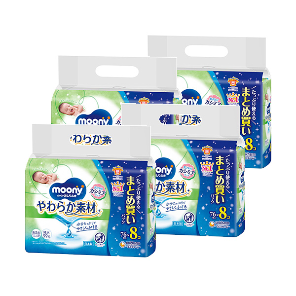 ムーニーおしりふきやわらか素材詰替76×32 ムーニーおしりふきやわらか素材詰替76×32