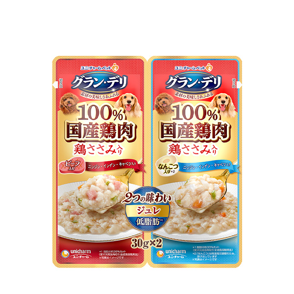 グランデリ２つの味ジュレビーフなんこつ３０ｇ×２