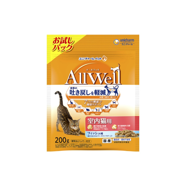 ＡｌｌＷｅｌｌ室内猫フィッシュ小魚ささみ２００