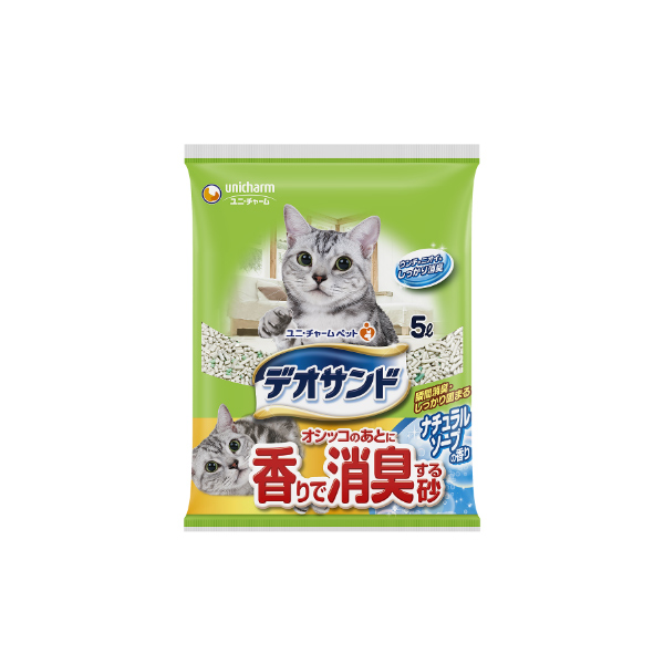 デオサンド香りで消臭砂ソープ5L デオサンド香りで消臭砂ソープ5L