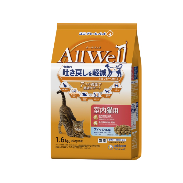 ＡｌｌＷｅｌｌ室内猫フィッシュ小魚ささみ１．６