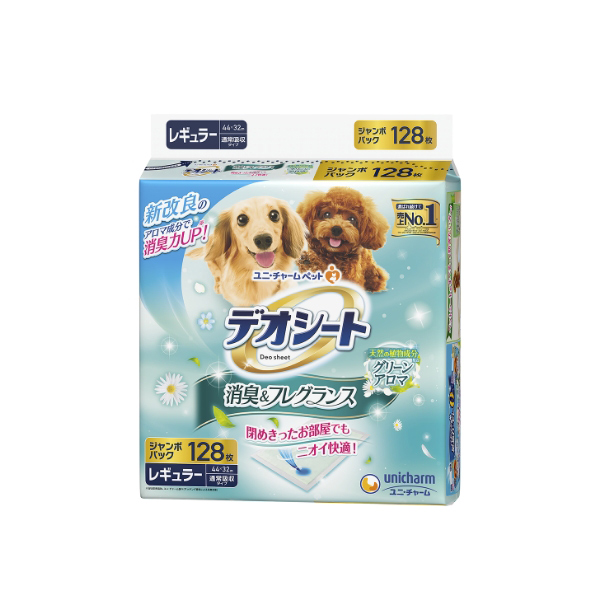デオシート消臭フレグランスグリーンレギュラー128