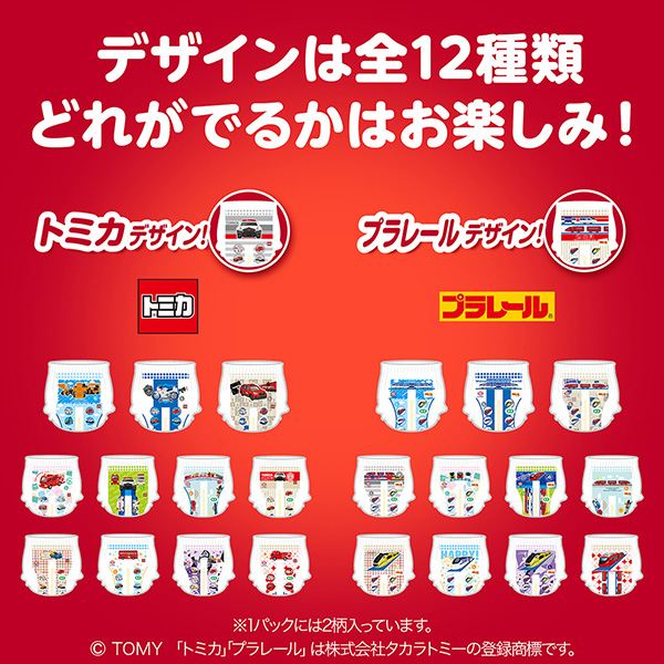 デザインは全12種類　どれがでるかはお楽しみ！